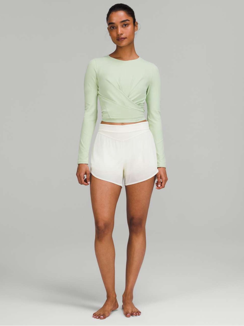 Lululemon Time to Restore Nulu Long Sleeve Shirt Creamy Mint
